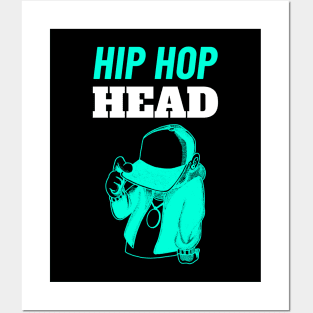 Hip Hop Head - Gift for Rap Lovers Posters and Art